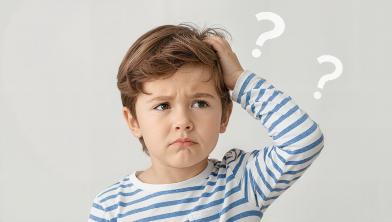 インビザライン・ファーストで失敗する原因を考える子ども