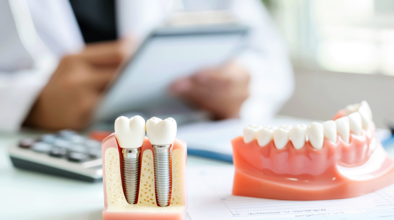 奥歯をインプラントにする費用のイメージ